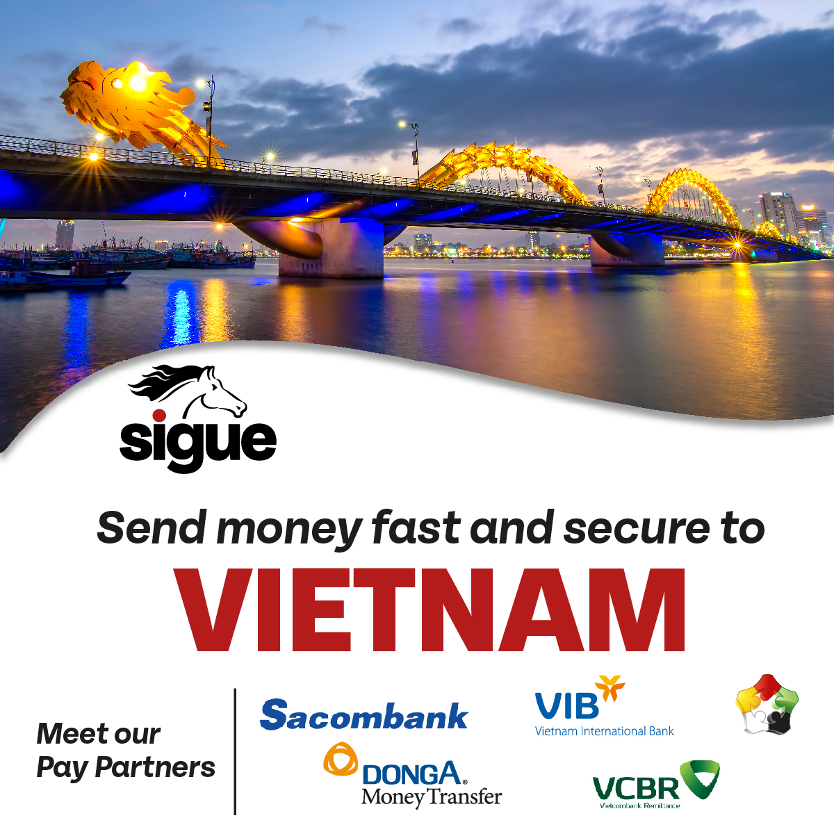 SigueCorp's tweet image. Did you know that Sigue sends money to Vietnam?  
Send money today by visiting one of our locations or from our #SigueApp and stay closer to those you love. 
📲🏡 

#moneytransfer #remittances #vietnam #sendmoneyhome #moneyremittance #siguemoney