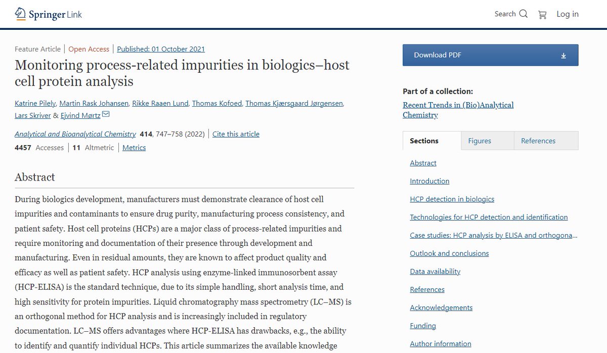 Alphalyse's tweet photo. Are you monitoring process-related impurities in biologics?

Get free access to our latest publication on HCP analysis by LC-MS and ELISA with data from PPQ runs and regulatory license applications.

https://t.co/CKR39hhTc8

#cmc #hostcellprotein #lcms https://t.co/xBrqh77Bb6
