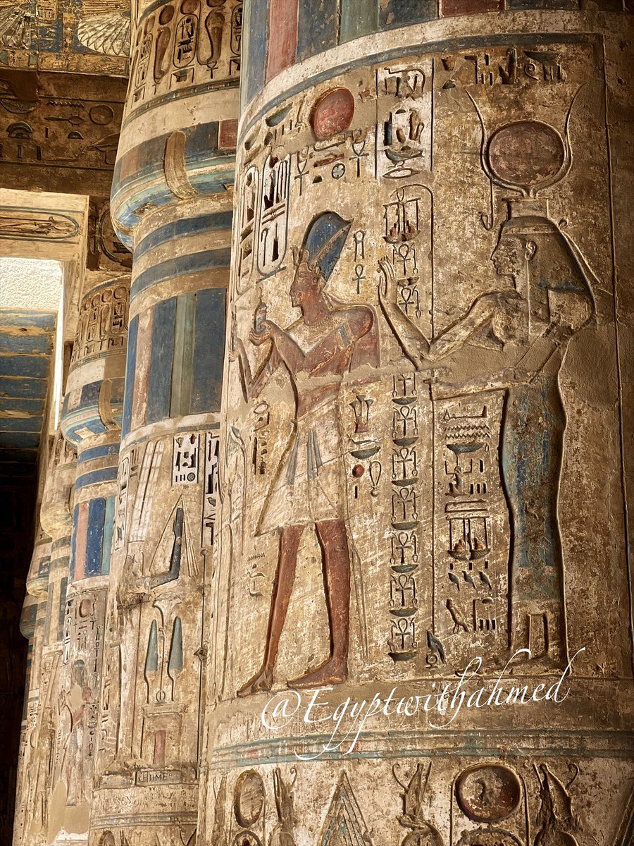 EgyptWithAhmed's tweet photo. 💫 

                              ورِت حِكا 
                         "عظيمة السحر" 

                                ايزيس 

                                                             💫 

Photo by me 

- معبد هابو https://t.co/WzUcgL5FCv