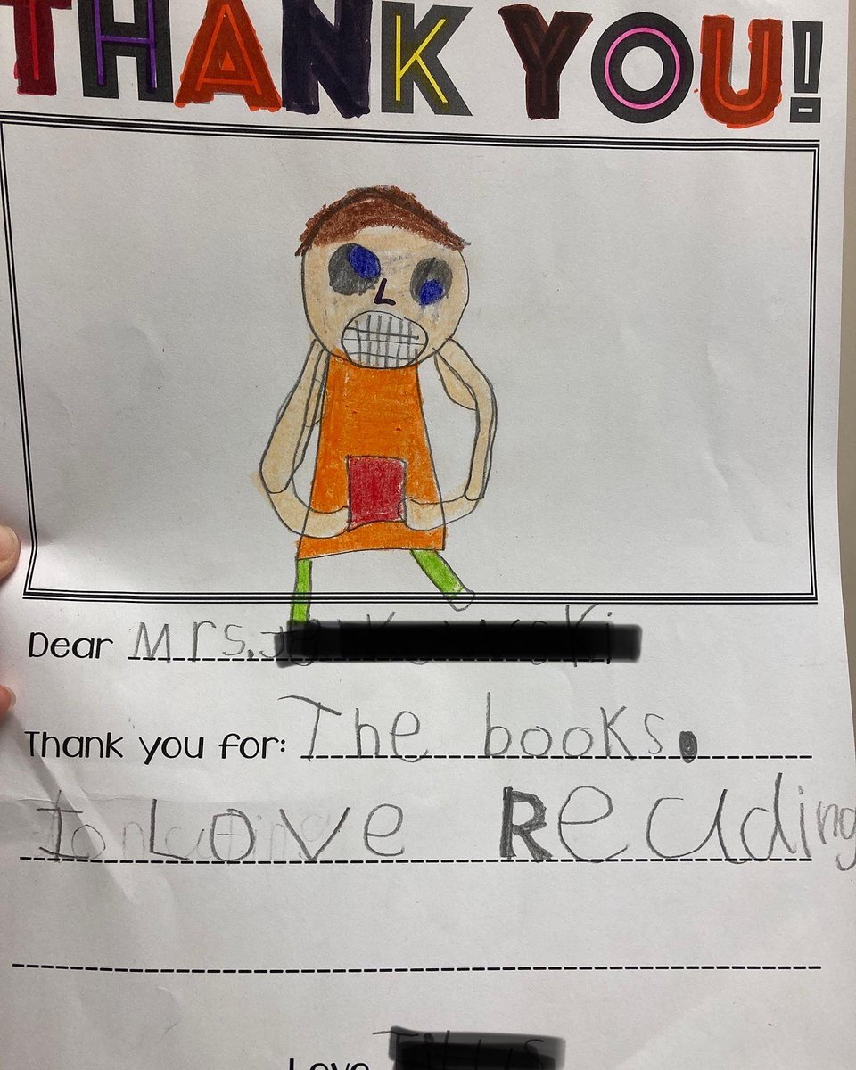 mrsphillippo's tweet photo. Students receive 10 free books over the course of the schoolyear, thanks to generous βsponsorsβ in the greater community who wanted to support a love of reading. Today, students each wrote a sponsor a thank you note. ππ #NPpride #SLPPantherProud https://t.co/69zTXZxGyt