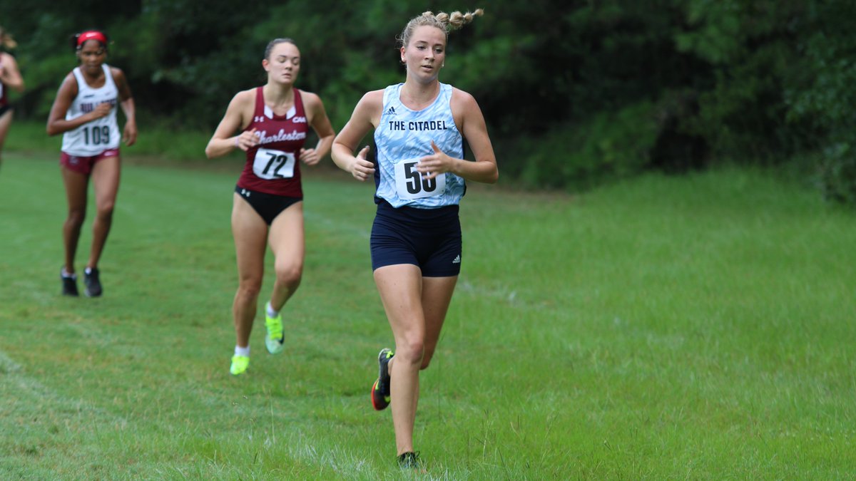CitadelTFXC's tweet photo. Our newest runners this season includes @emmamcunningham, a Graduate student coming from Ball State majoring Literacy Education. Her father, Chris, is a 1990 Citadel alumnus belonging to November company. Her parents married in The Summerall Chapel! #OurMightyDogs https://t.co/phfhBcizbO