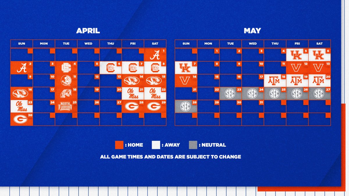 Mark your calendars. ✍️ 𝐈𝐭'𝐬 𝐡𝐞𝐫𝐞. 🗞️ > bit.ly/BSB-23 #GoGators