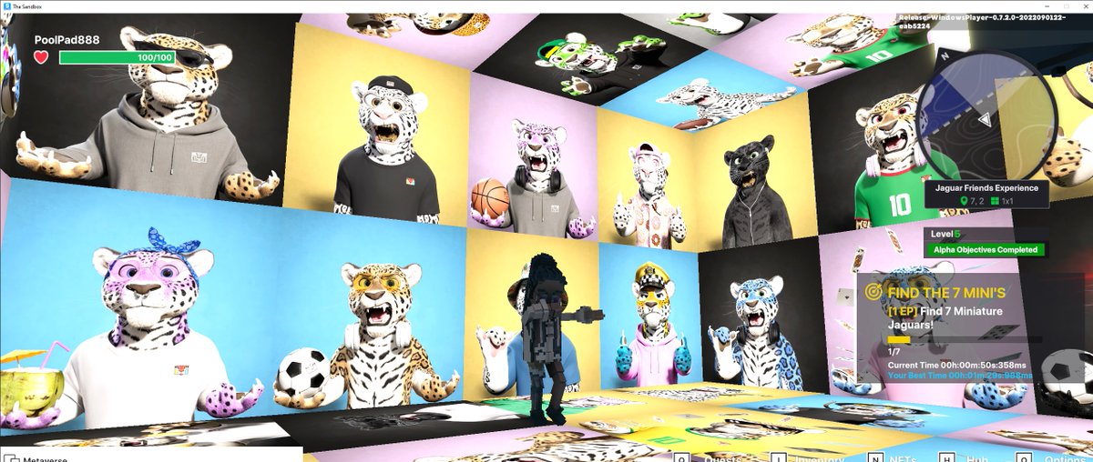 PoolPad 888 (@poolpad888) on Twitter photo I just finished my quest on <a href="/jagfriends_nft/">Jaguar Friends</a> experience on the #sandboxalphaS3 for a chance to win a Season 3 Alpha Pass! Here I am in Legendaries Room, check out my screenshot!
#jaguarfriends I just finished my quest on <a href="/jagfriends_nft/">Jaguar Friends</a> experience on the #sandboxalphaS3 for a chance to win a Season 3 Alpha Pass! Here I am in Legendaries Room, check out my screenshot!
#jaguarfriends