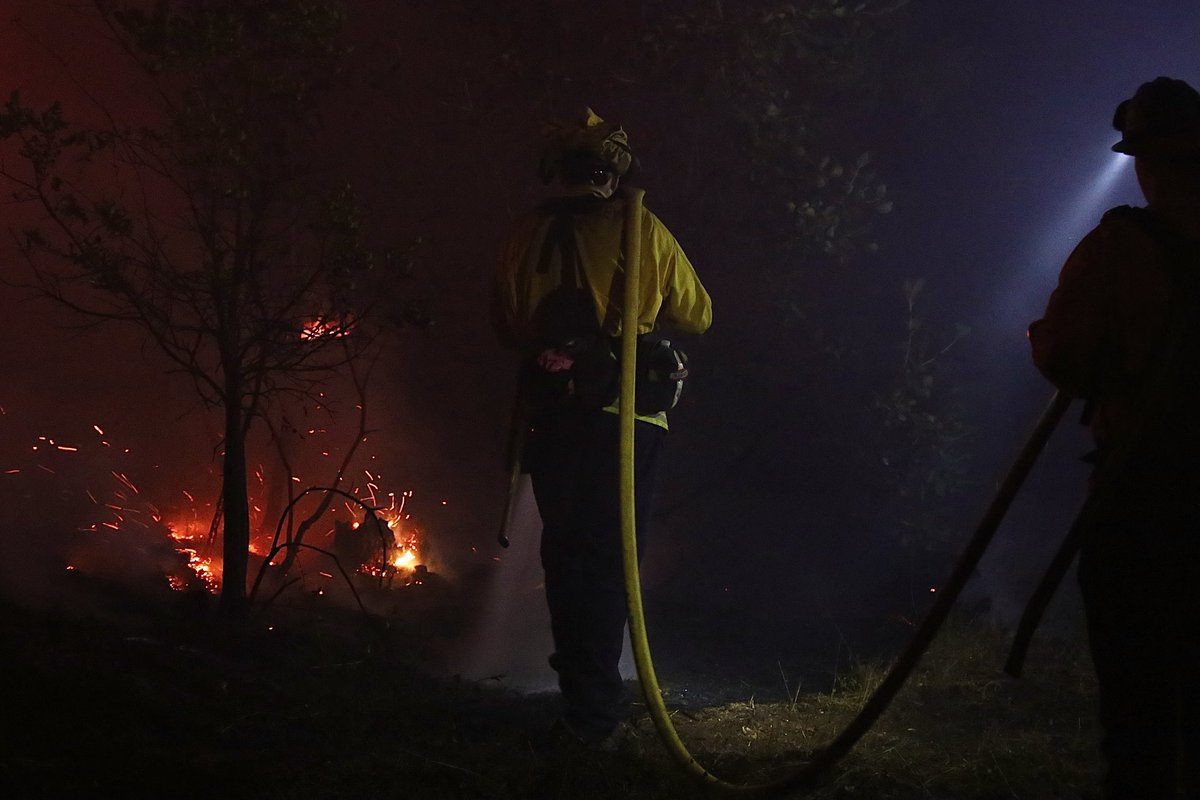 NCFB109's tweet photo. Photos from the Mosquito Fire on September 13th after a large spot fire destroyed multiple structures in the Todd Valley and Foresthill area. Multiple smaller spot fires were extinguished and mopped up during the night with the help of colder temperatures. https://t.co/PyhH7kqIYW