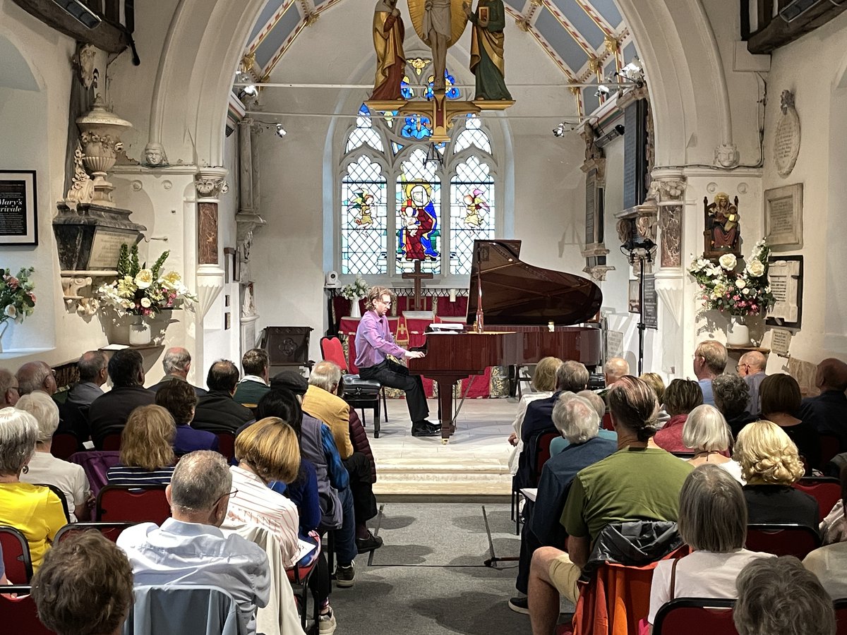 Here’s Julian Trevelyan’s recital at St Mary’s Perivale last week. Note: the audience is close to the pianist, there’s ample leg room (!), the concerts are free (with donations), no booking needed, admission guaranteed. Now the best recital venue in London... Do come along