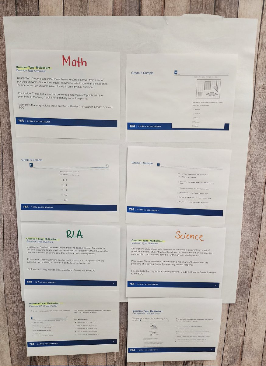 KWright_BMES's tweet photo. PLC gallery walk to view STAAR's new design questions with our awesome teachers. #Excellence #TeamSISD https://t.co/YfnJuYkXfD