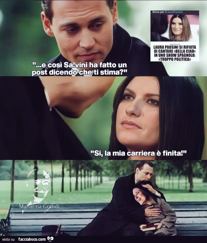 NaBiretta's tweet photo. Tutti contro Lauretta 😇 magari nun sapeva le parole e nun voleva fa Na figura de merda e invece...l'ha fatta doppia! #CiaoBella https://t.co/5Fm0x11Bg0
