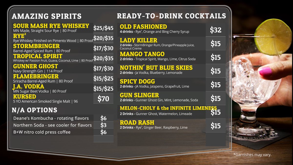 BentBrewstiller's tweet photo. Check out our latest menu!

#WhatsOnTap #Menu #Brews #MNBreweries https://t.co/JL8mIE0gVj