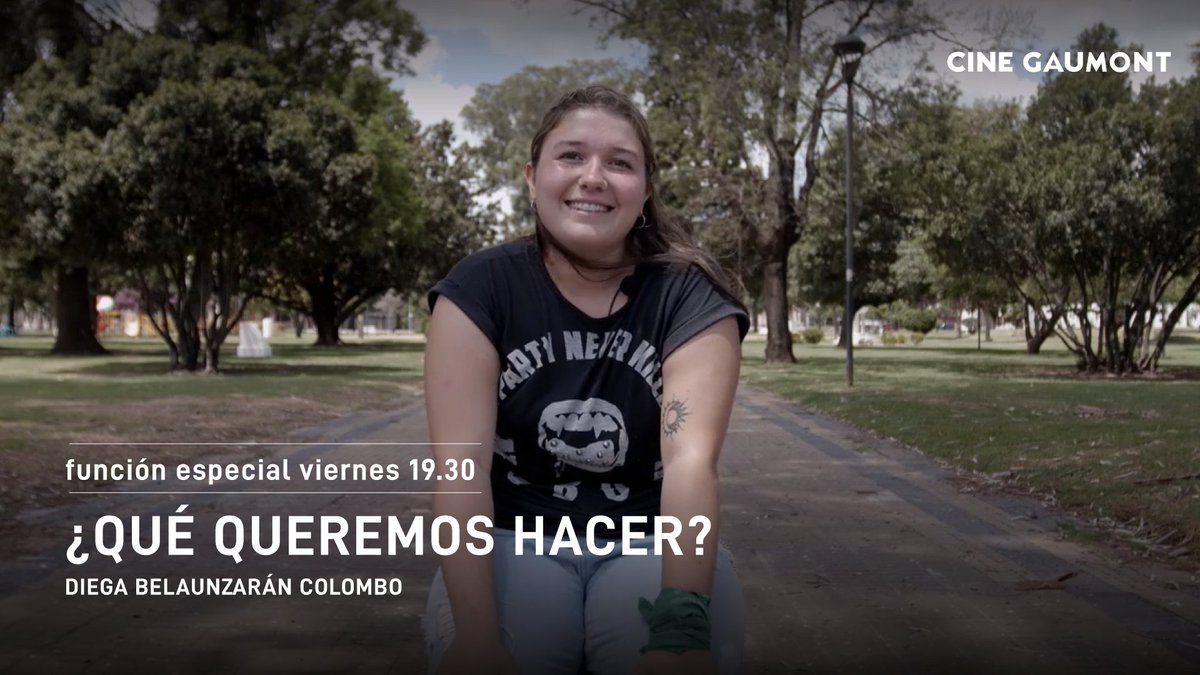 👉Este viernes 16 a las 19.30hs, el colectivo político @Les_jovenes presenta su documental '¿Qué queremos hacer?', dirigido por @diegabelcol 🎟️Las entradas son gratuitas, y se entregarán por orden de llegada hasta agotar la capacidad de la Sala. 📽️¡Nos vemos en el cine!