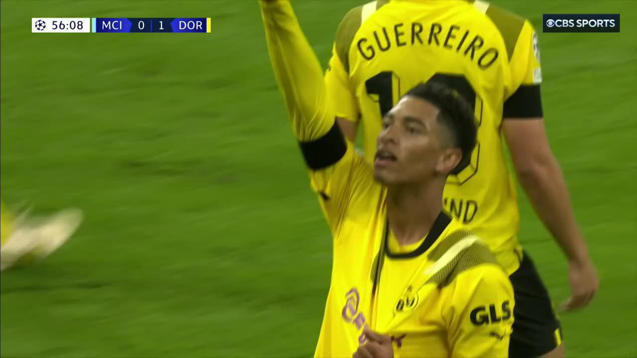 JUDE BELLINGHAM WITH A PERFECTLY TIMED RUN AGAINST CITY. 💥”