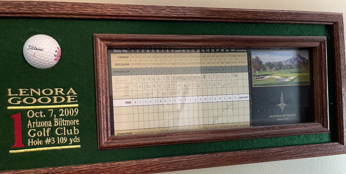 BrooksGoode's tweet image. I played tennis from HS on but changed over to golf and had a couple hole n ones and this by far was the greatest for me being I was with some good friends❣️#pureluck