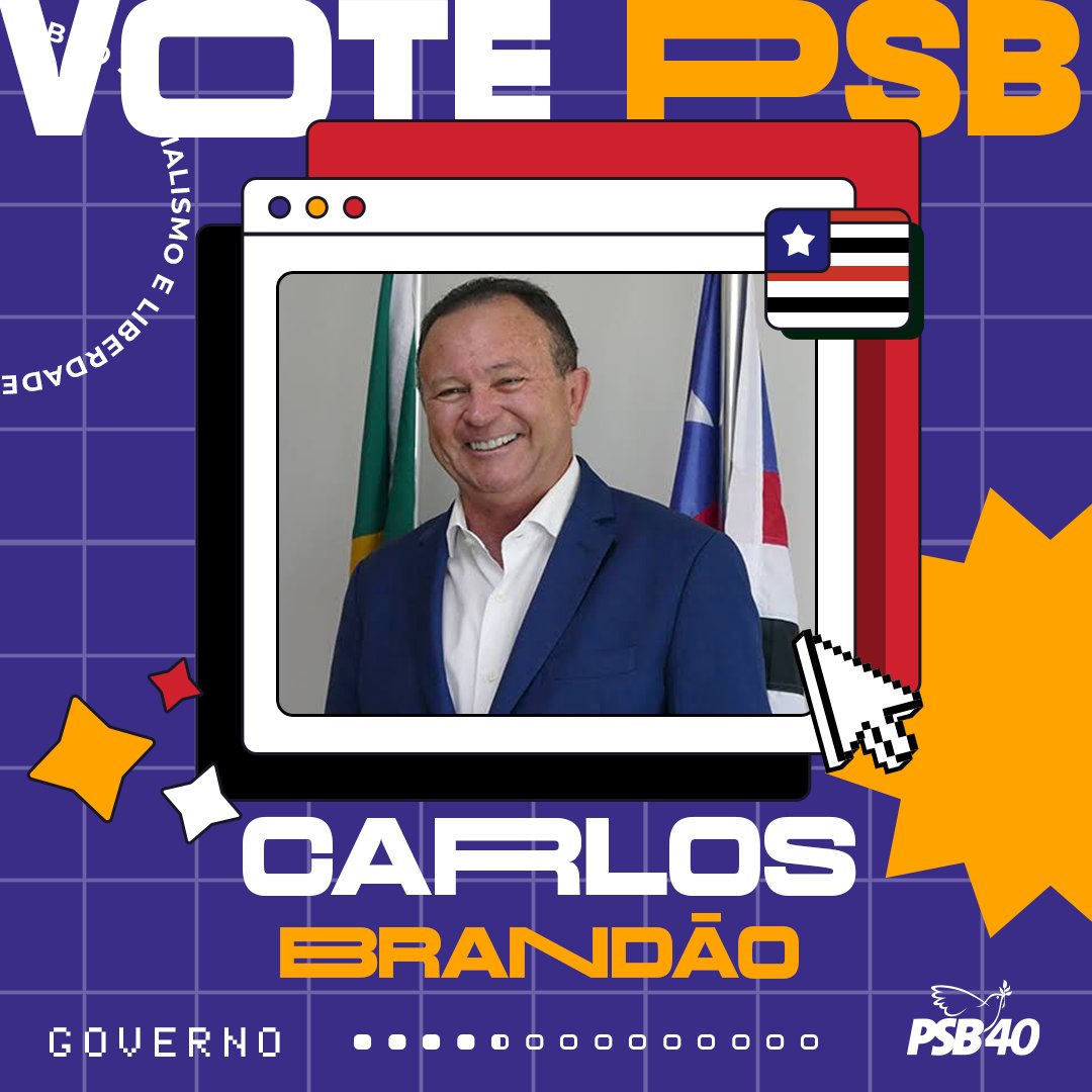 PSBNacional40's tweet photo. O povo maranhense sabe o que é melhor para o estado: É @carlosbrandaoma 4️⃣0️⃣ para o Maranhão seguir crescendo e não retroceder!✊
Vamos continuar avançando e trazendo dignidade para o Maranhão e para o Brasil. No dia 2 de outubro, #Vote40, VOTE PSB!
#Eleições2022 #agita40 @PSB40 https://t.co/g8SGoJhnI8