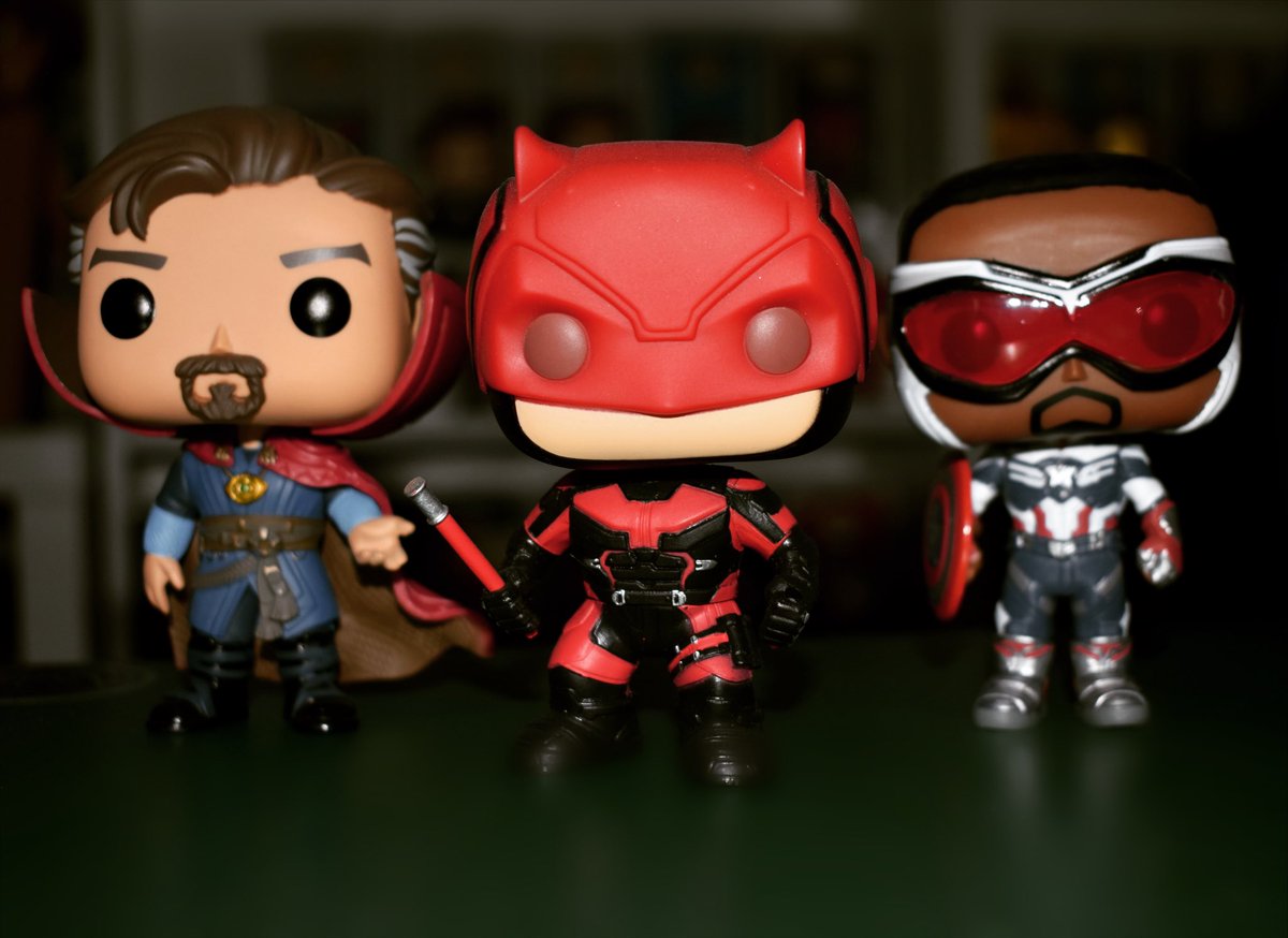 LostThePop's tweet photo. Sept 14 -Favorite Fandom
It was hard to pick just one π
#funkophotoadaychallenge @funko
#funkopop #funko #funkophoto #marvel #daredevil #captainamerica #doctorstrange #funkoaddict #funkoobsession https://t.co/AFz1ZRLr4e