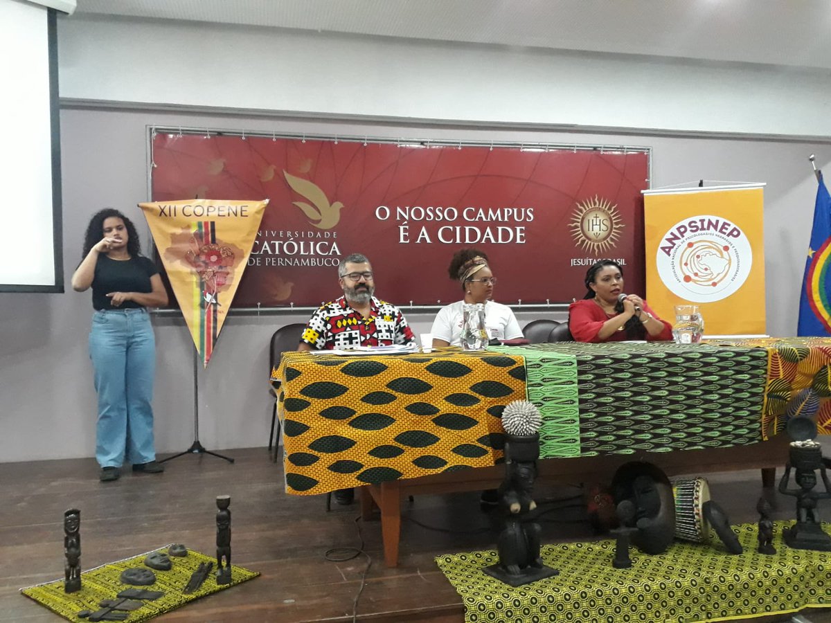 anpsinep's tweet photo. No turno da tarde, tivemos as presenças de Gioconda Souza (Anpsinep/PE), Jorge Lyra (UFPE), Moema Macedo (Anpsinep CE/UFPE), na mesa "Ações afirmativas e formação em psicologia: o compromisso com a realidade social brasileira. https://t.co/CnL3Vemr5R