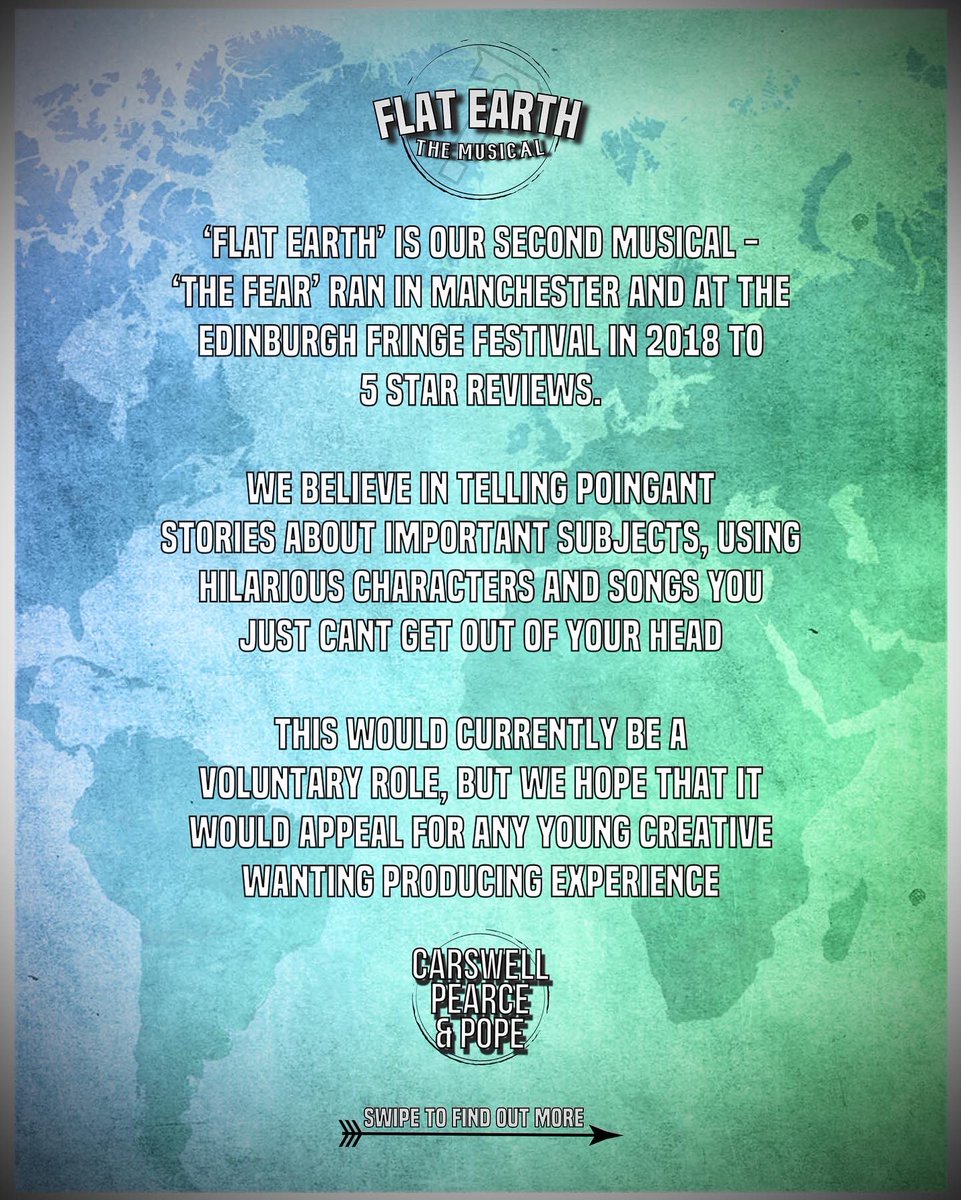 FE_TheMusical's tweet photo. PRODUCER CALL-OUT! We’re looking to expand our team, please share far and wide!! #newwriting #musicaltheatre #producer https://t.co/ce4wo2VWLT