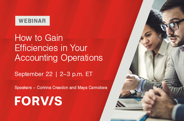 Learn tips to help streamline your financial reporting and #accounting operations in this webinar from <a href="/FORVIS/">FORVIS</a>. Sign up here: bit.ly/3QIUTld