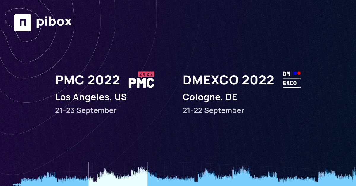 Meet Pibox in the USA at Production Music Conference 2022 - Los Angeles 21-23 September and Europe at DMEXCO 2022 - Digital Marketing Expo &amp; Conference  Cologne 21-22 September
Find more info and schedule a meeting here:
linkedin.com/feed/update/ur…
#productionmusic #PMC2022 #DMEXCO22
