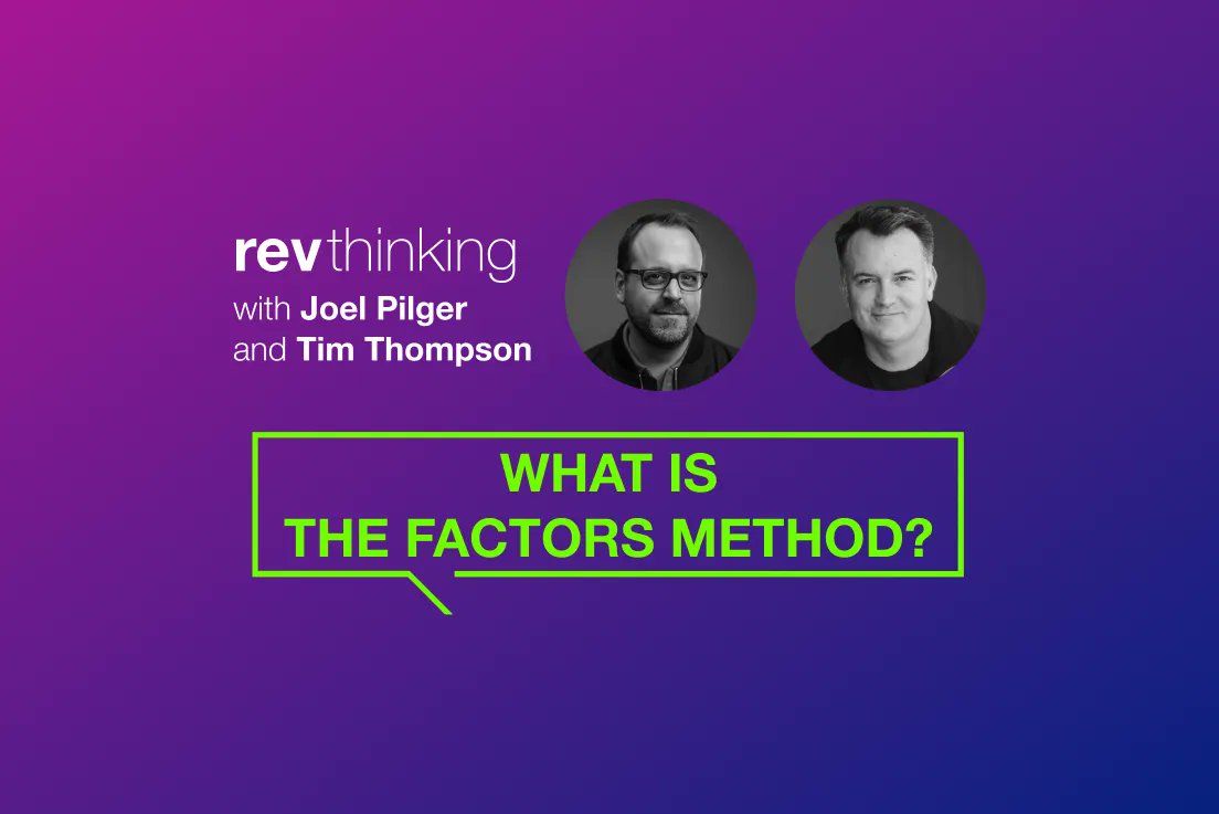 revthink_chief's tweet photo. The Factors Method: this simple idea will revolutionize your business. 

Listen on Apple Podcasts: https://t.co/c4CbepT5ug 
Listen on Spotify: https://t.co/vEWFpOwh7c 

#podcast #business #strategy https://t.co/AhzUJF5NUE