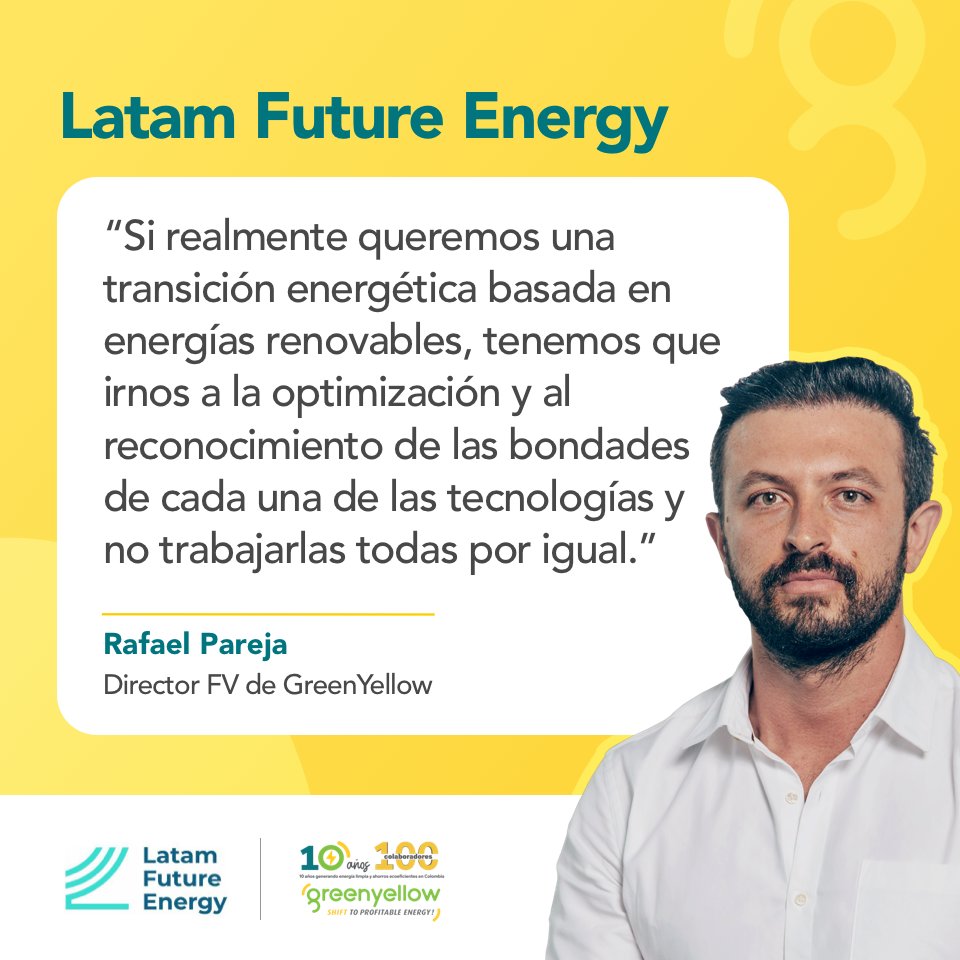El pasado 8 de septiembre hicimos parte de dos grandes eventos, el #EvolutionOfManufacturingLATAM 2022 y en el @LatamFE Solar, Wind &amp; Hydropower Regional Virtual Summit.
Nos encanta hacer parte de la transición energética y compartir nuestro conocimiento.
<a href="/Manufaturalatam/">Manufactura-Latam.com</a>