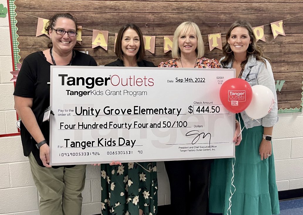 UGE_HCS's tweet photo. Congrats to @JSMercado for receiving a Tanger Kids grant to purchase trail cameras. Her students want to track the animal traffic in our garden and nature trail area before and after restoration. 🦌🦨🐿@TangerOutlets @drhafza https://t.co/ry4DYMPBP0
