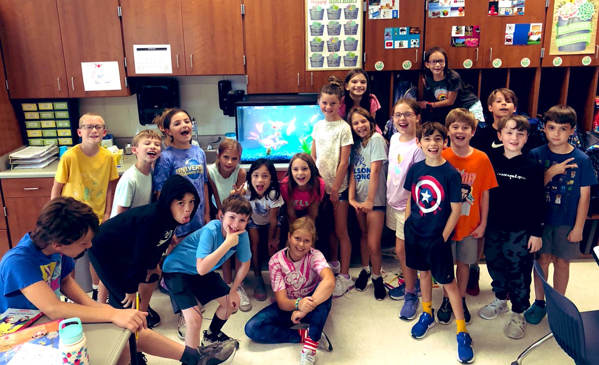 ms_aklamo's tweet photo. Guess who’s back?! We earned gold cards as a class to get these fish back from their summer vacation home. 🥳@WilsonElem #WeareFHSD https://t.co/ewvxaIBhSq