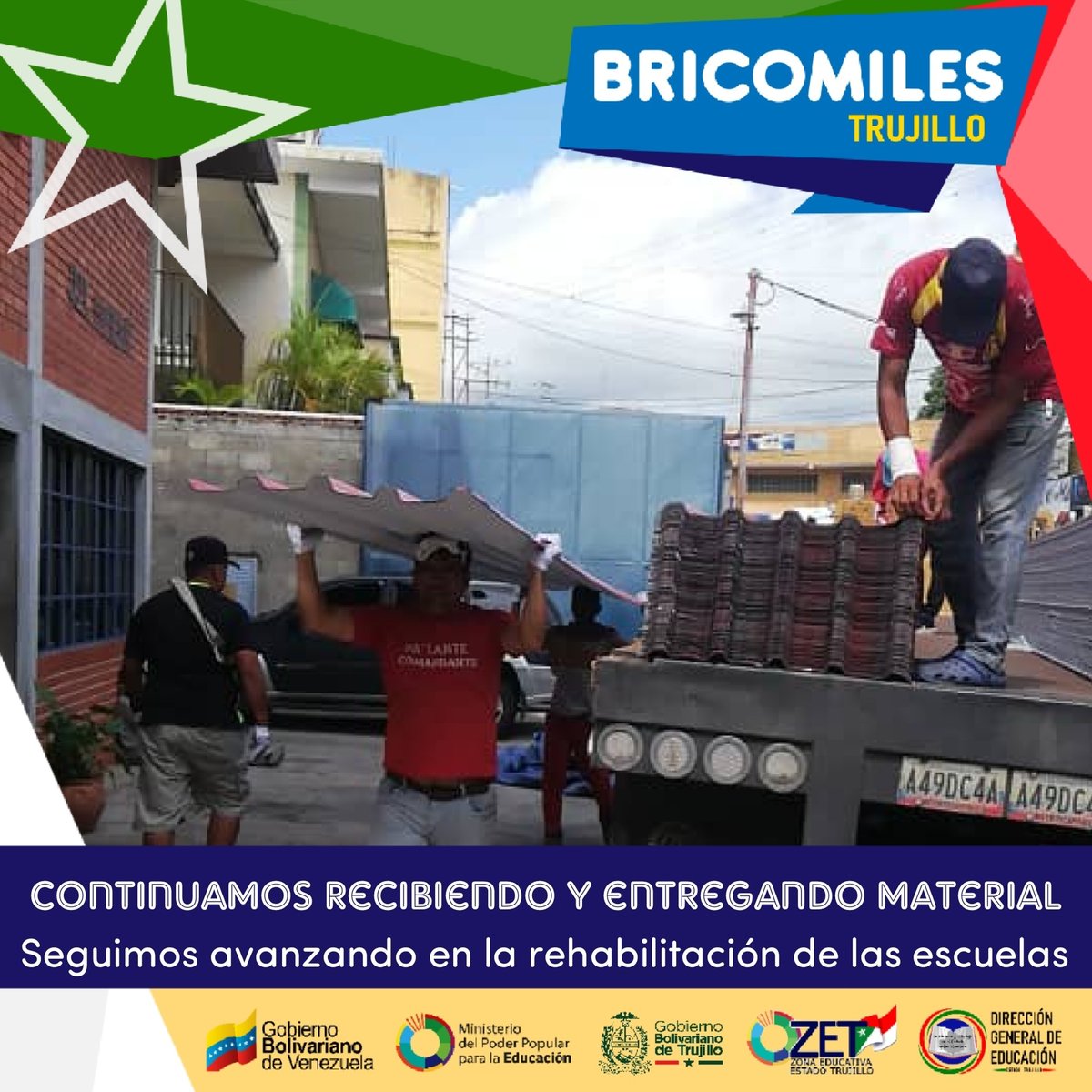 notieducatetru's tweet photo. #14Sep Continuamos recibiendo material proveniente del @MPPEducacion y @MinComNacional para atender nuestras escuelas a través de las #Bricomiles, informó este miércoles la Autoridad Única de Educación del estado Trujillo, Dra. María Palomares.

@_LaAvanzadora @MPPEDUCACION https://t.co/rVs8nc9NnL