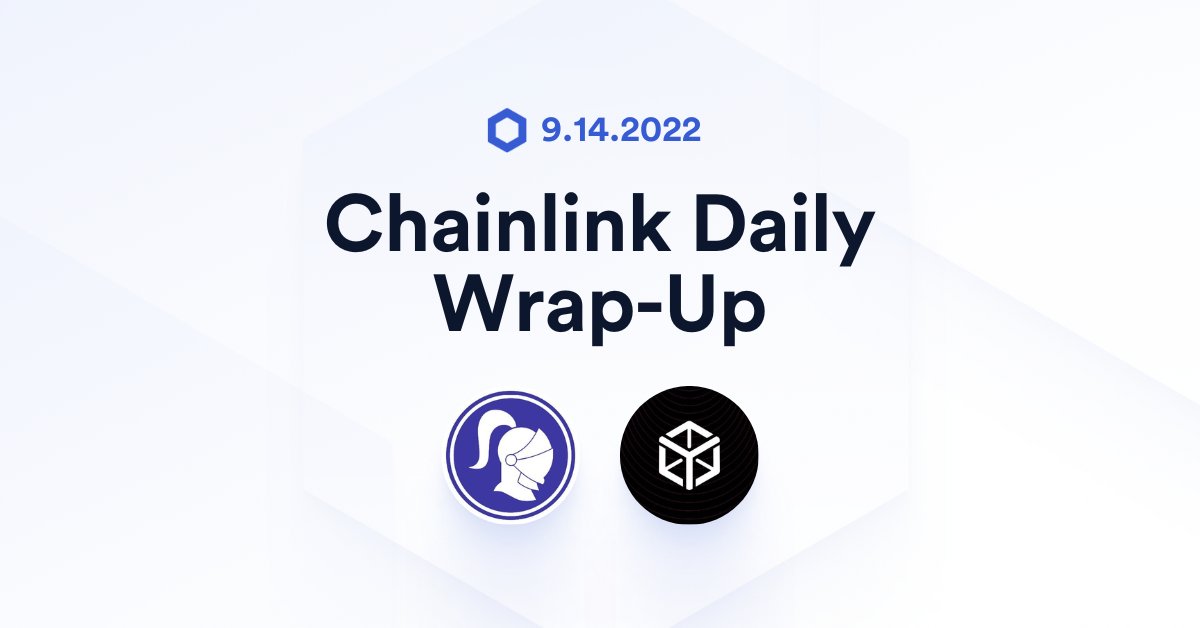 chainlink's tweet photo. ⬡ DAILY WRAP-UP ⬡ 

⛓️ Integrations on #BNBChain and #Ethereum ⛓️

• @lancerialabs | Data Provider | Validating transactions for freelancing platform
• @OjamuGlobal | CPF | Powering AI-driven token price analytics https://t.co/hqQiDVwGby