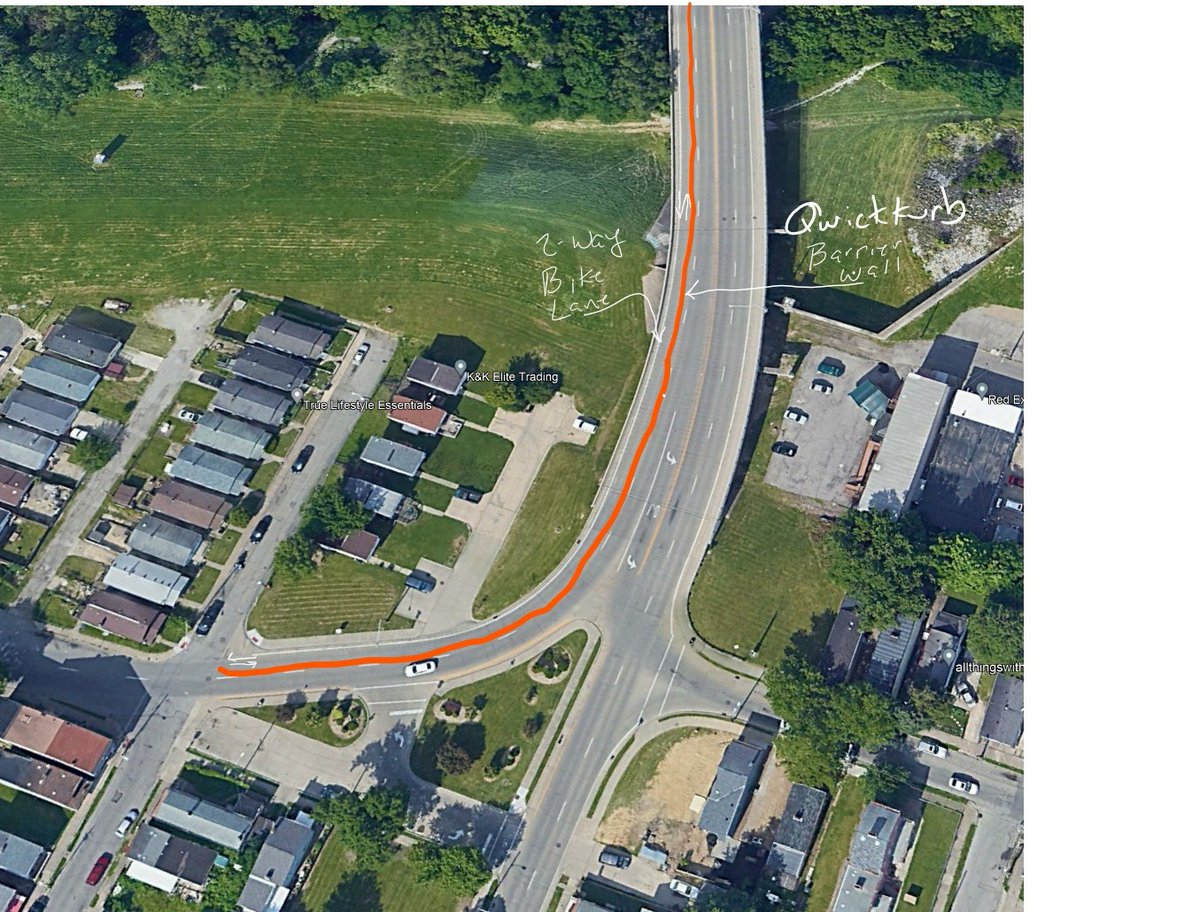 Congratulations to <a href="/covingtonkygov/">City of Covington, KY</a> <a href="/CityofNewportKY/">City of Newport</a> and <a href="/KYTCDistrict6/">KYTC District 6</a> for approving a two way protected bike lane on the 11th St/ Girl Scout Bridge! This will improve safety for all road users including people on wheels, people walking, and people in cars.