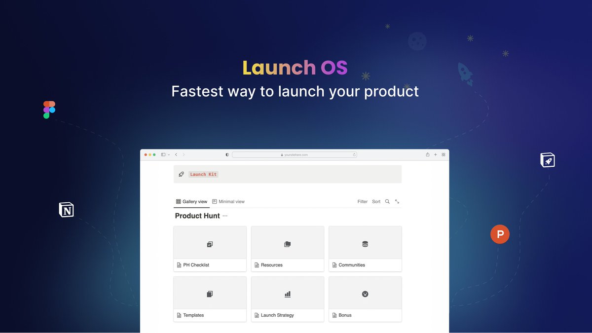 Launch giveaway! 🚀
We have built the most powerful bundle of useful launch strategies, resources, and templates to ensure that you always have the best product launch.
productlaunchos.com

Retweet and get it for free (50 left)