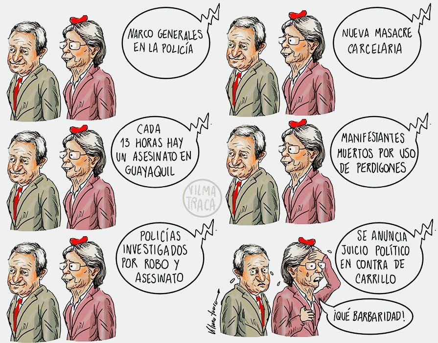 joliepaitoo's tweet photo. Lasso NO resuelve los asesinatos de las c��rceles ni de las calles y quiere utilizar “la justicia” para una consulta, el chiste se cuenta solo. #noteCREOLasso #NOalaconsultamañosa https://t.co/CqggwvwGbJ