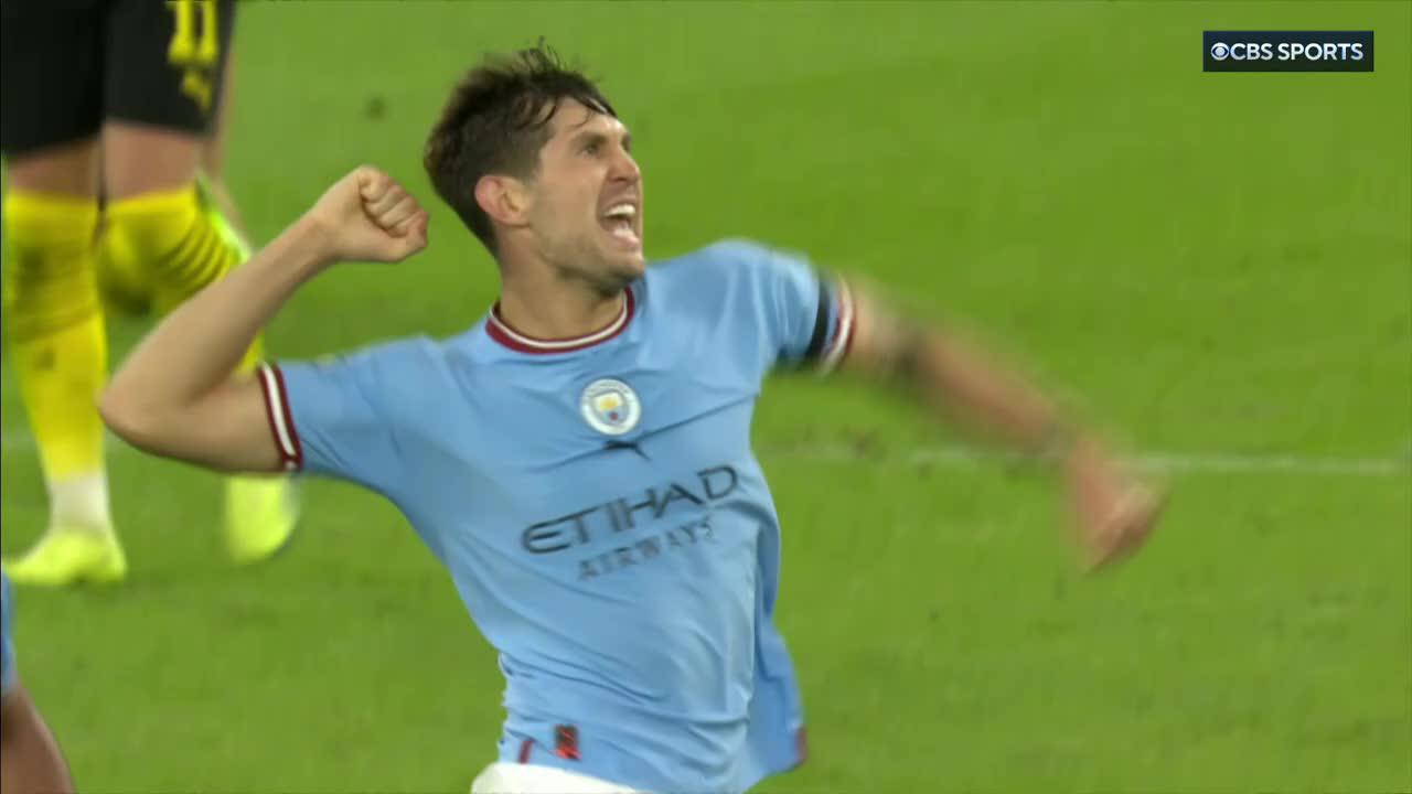 JOHN STONES WITH A BANGER. 🚀”