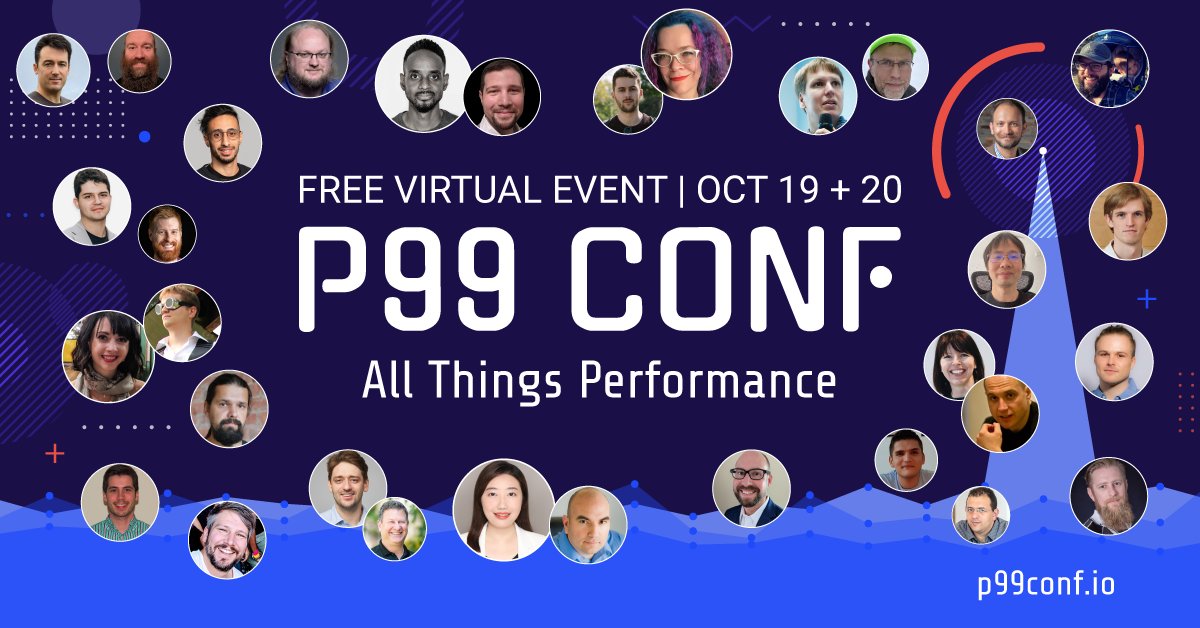 P99CONF's tweet photo. 📣The #P99CONF agenda is live!📣 Join thousands of engineers just like you to discuss high-performance, low-latency applications w/speakers from Microsoft, Google, Uber, and more. Check out the lineup and secure your free spot today: https://t.co/zl7EbgXWOz

#ScyllaDB #P99 https://t.co/SqUIBSJypG