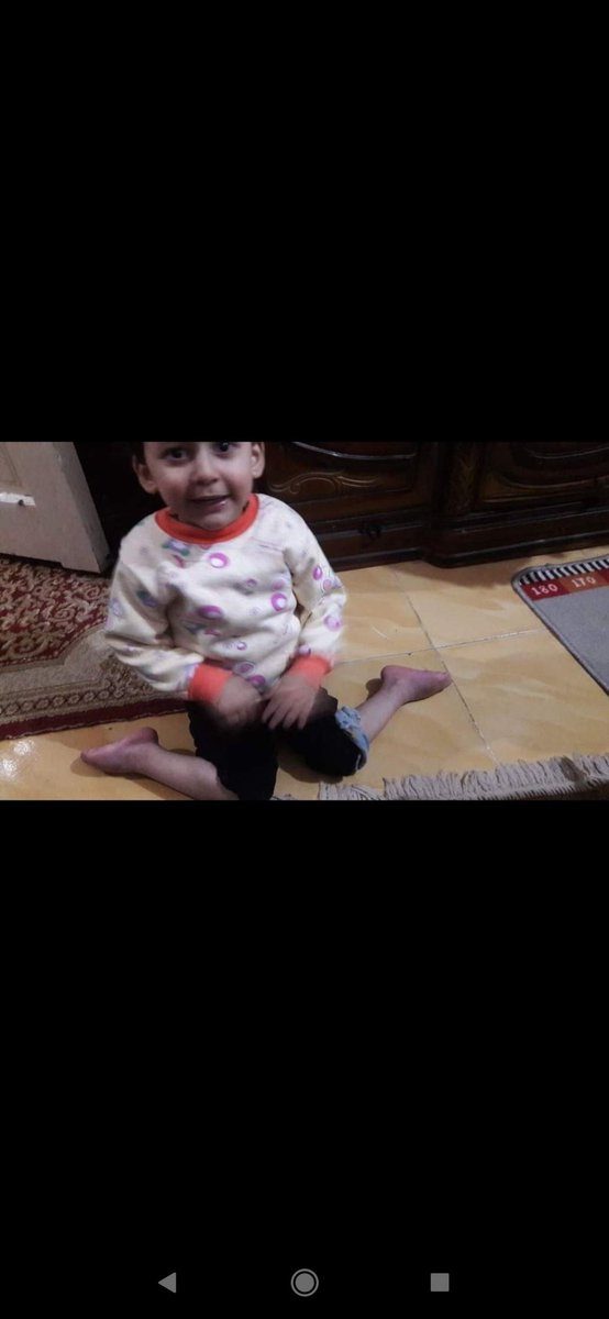 AlberenssR's tweet photo. #حمزة_محتاج_حقنة_حياة
#أنقذو_حمزة_بحقنه
عنده ضمور في العضلات وعمره ٣سنوات
ومحتاج حقنه ب ٤٠ مليون جنيه https://t.co/rJSDJZBITS