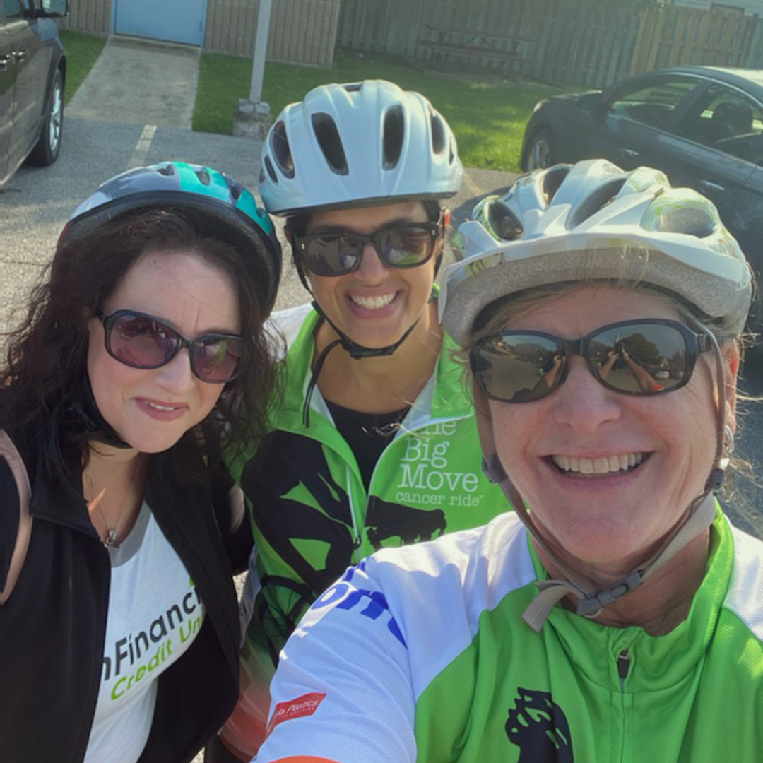 PenFinancial's tweet photo. A group of PenFi #TrulyLocalAmbassadors could be seen on trails from #Welland to #PortColbone today for the #BigMoveCancerRide to support the @NiagaraHealthFd. Big thanks to all of the riders and donors for their support! 🚴🚴‍♂️🚴‍♀️ #TrulyLocalCommitment #Community https://t.co/CQ0Dz1y7wF