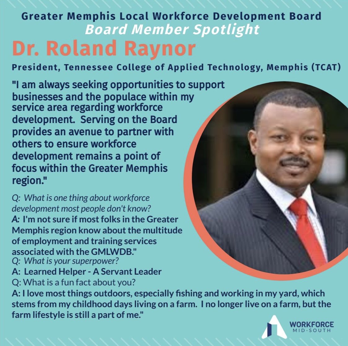 Today, we salute Dr. Raynor's contributions to our workforce community. TN is unique in its formalized delivery of skills training through TN Colleges of Applied Technology. Even better is funding via TN Promise &amp; TN Re-Connect making post-secondary ed free for many Tennesseans!