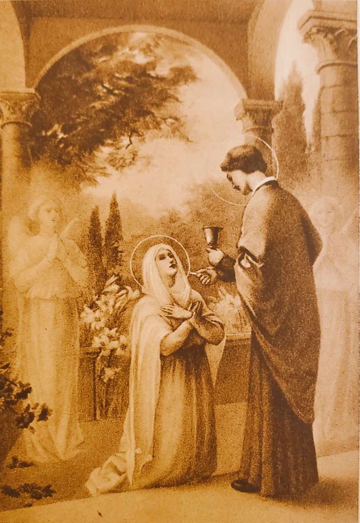 FrCarlosBorja's tweet photo. I am always moved by the thought of St. John the Evangelist giving Holy Communion to our Blessed Mother. What a consolation that must have been for Our Lady! And to think that this same consolation is afforded to us as well. Let us cherish every Holy Communion we make. 🙏🏻 https://t.co/jEDXuuFt1M