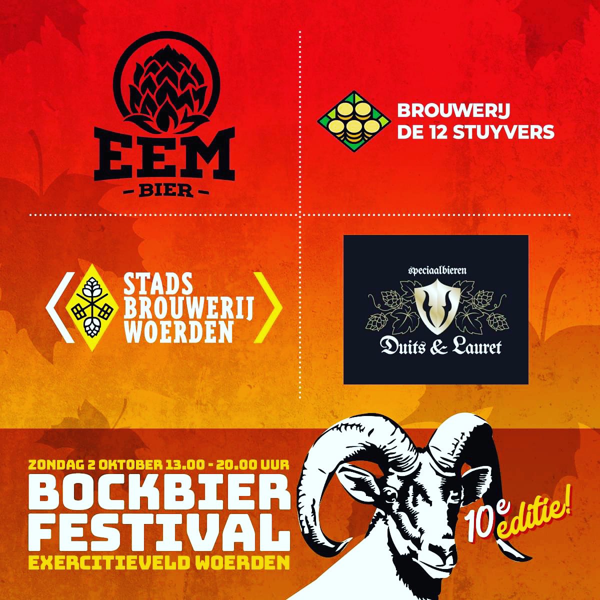 We hadden je meer namen beloofd en hier zijn ze!

@EemBier, <a href="/BN_brouwerij/">Brouwerij BorrelNoot</a> <a href="/BStuyvers/">Brouwerij de 12 Stuyvers</a> , <a href="/DuitsLauret/">Duits&Lauret</a>  zijn ook aanwezig op het Bockbierfestival Woerden 2022
Staat 2 oktober al in je agenda? #Bockbierfestivalwoerden