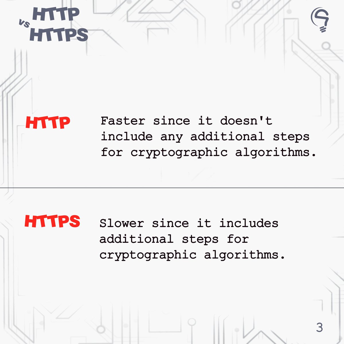 CSESI_Club's tweet photo. Most Internet users are familiar with the terms HTTP and HTTPS, but many are unaware of their differences beyond the additional "s".
Let us know in the threads what concepts youโd like to learn about!
#cse #cse15 #http #https https://t.co/x9YusdKDL0
