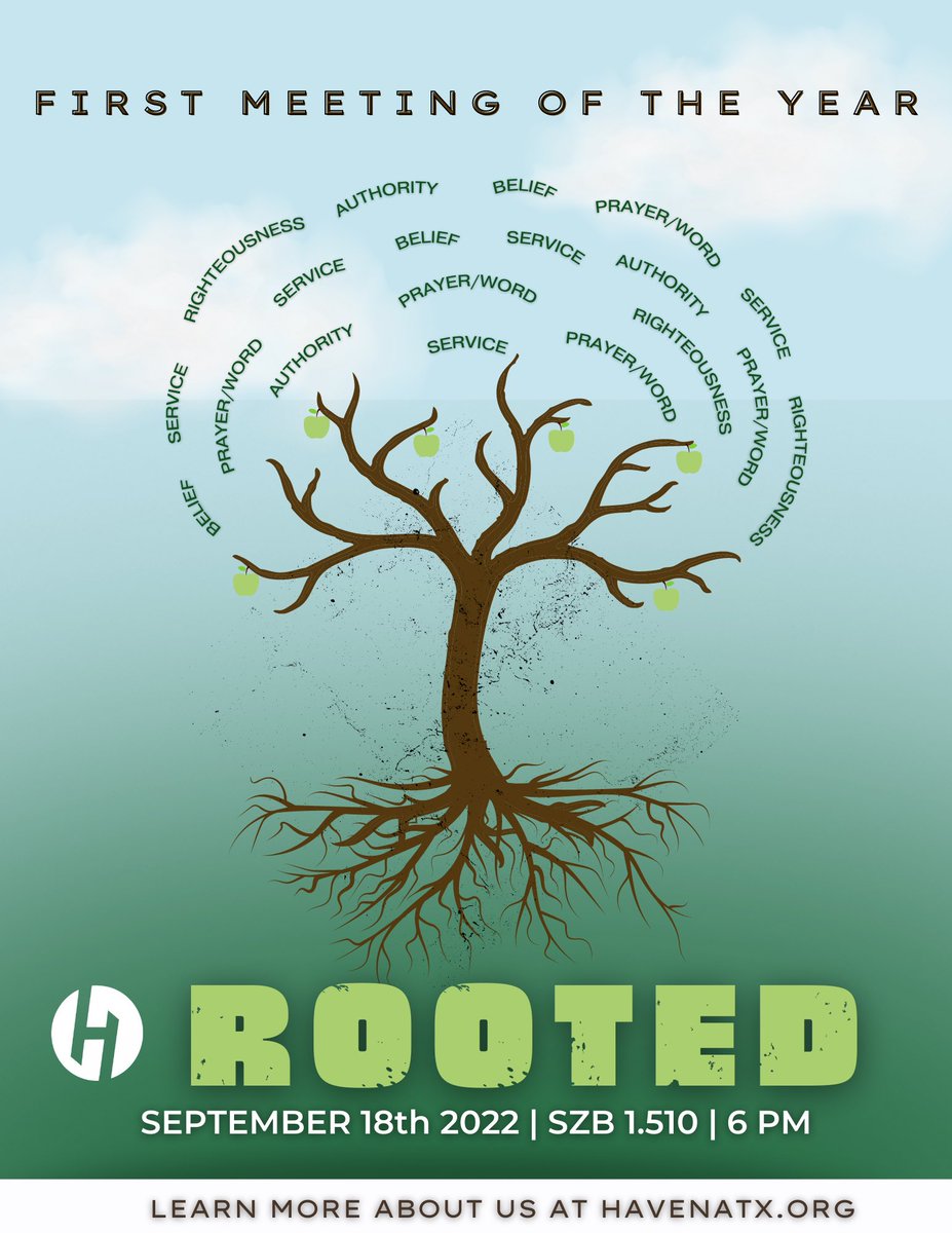 The time has FINALLY come!!🎊

We are glad to announce that our FIRST general meeting is this SUNDAY at 6pm in SZB 1.510, where our new theme “ROOTED” will be introduced. We encourage everyone to bring writing utensils!!

Come out, bring a friend and join us in fellowship!!!