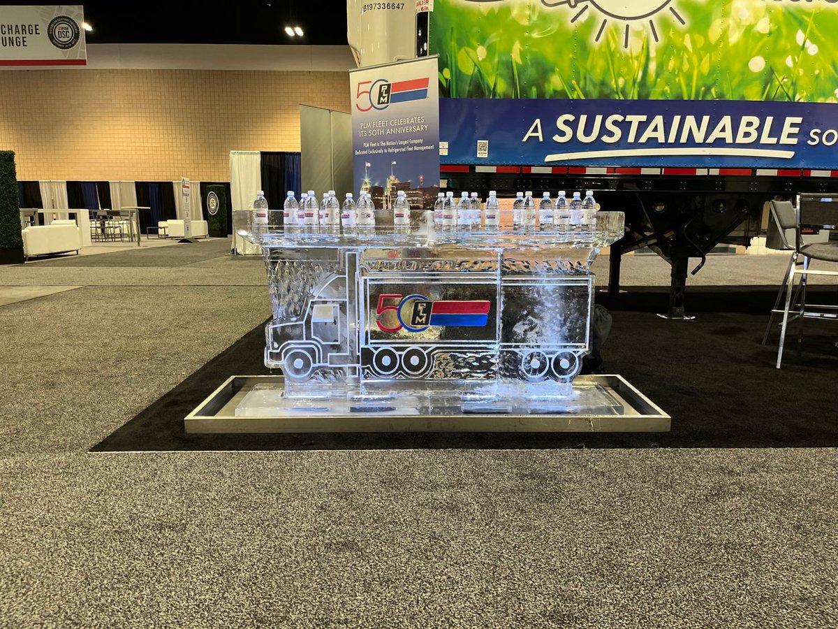 Great first day at #IFDADSC! Our custom ice sculpture is up, PLM's Don Durm and Rob Fortney spoke at the Supply Chain Disruptions &amp; New Challenges in Equipment Acquisition session. We also attended sessions like the Executive Leadership Summit and discussion about FSMA 204 rule.