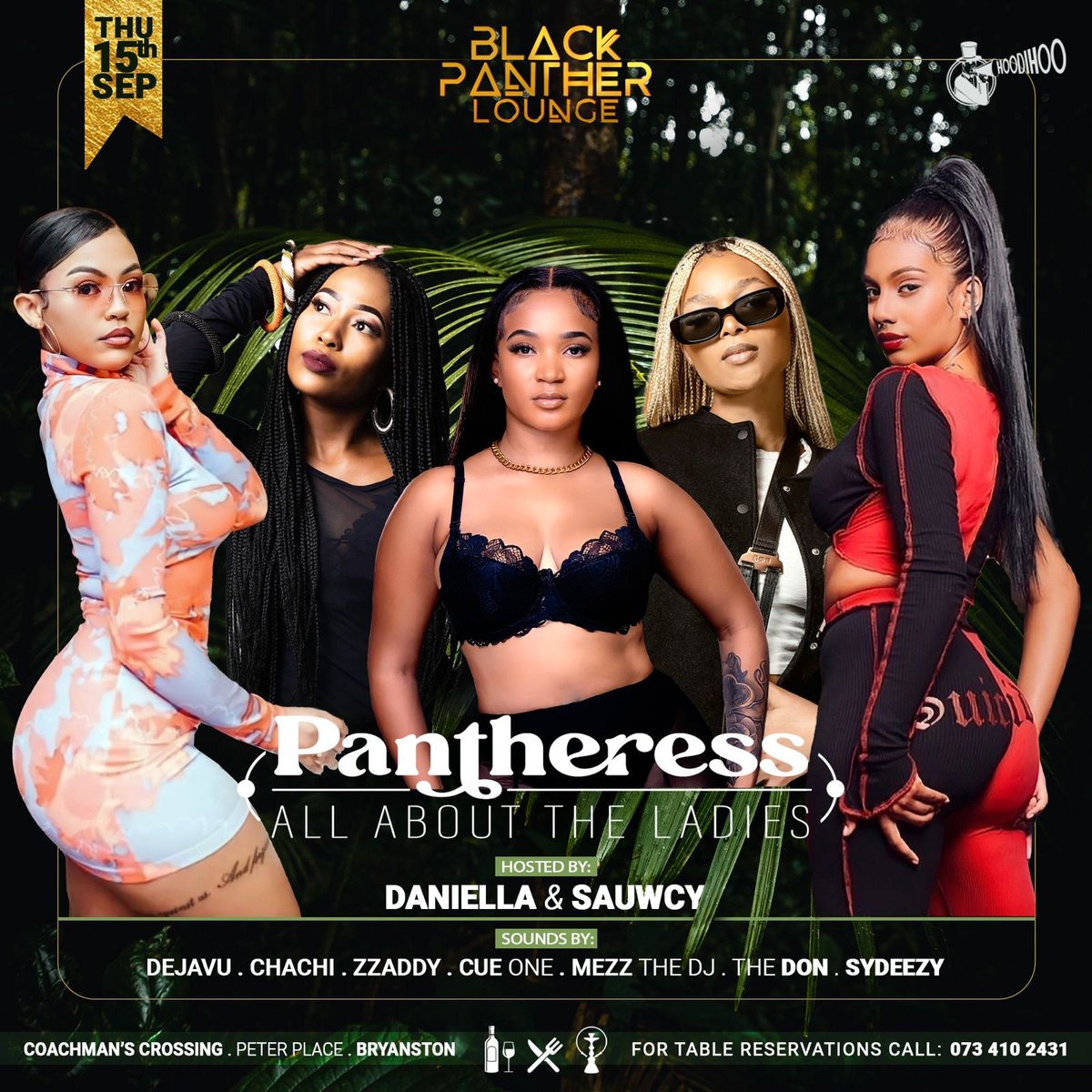 Ladies &amp; Gentlemen This Thursday we switching it up a little bit, as <a href="/panther_lounge/">Black Panther Lounge</a> presents PANTHERESS!!! We turning up with all the beautiful ladies &amp; we guarantee the same fun @ the same venue! So come thru &amp; Let’s make BRYANSTON Shake!!! 🚀
Doors Open at 6pm
#Pantheress