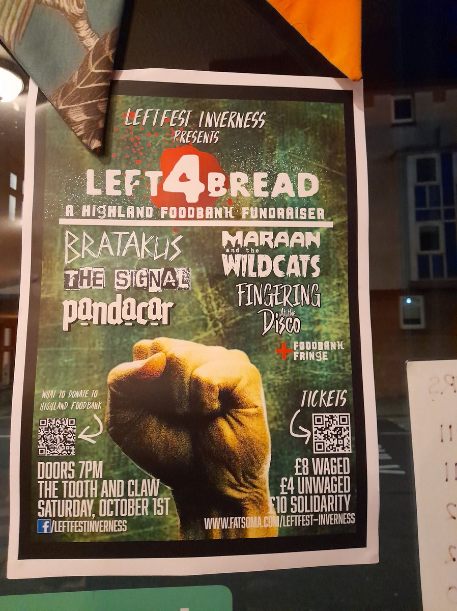 LeftFestInv's tweet photo. Thanks to our pals at @makethatatake records for getting out the word about our up and coming LeftFest gig in Inverness! https://t.co/Q70I1LPhup
