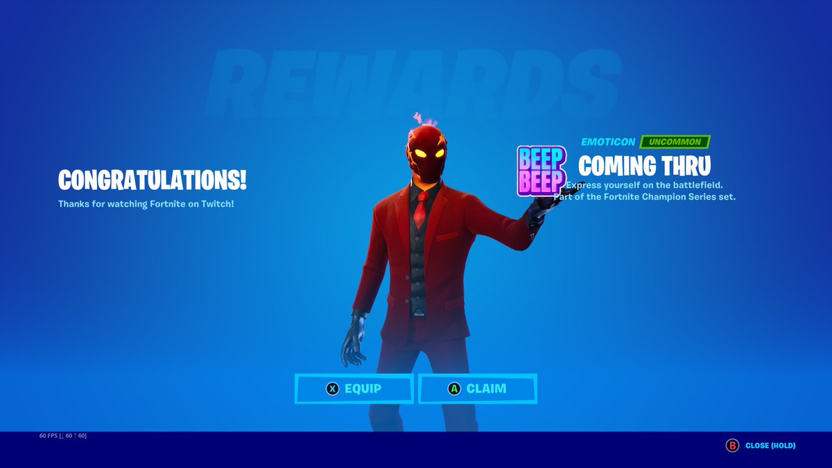 TheRealNikolaou's tweet photo. #BeepBeep #ComingThru #Fortnite #Emote #Twitch 

It’s free.. why not? 🙃 https://t.co/QAS7ndxPCf