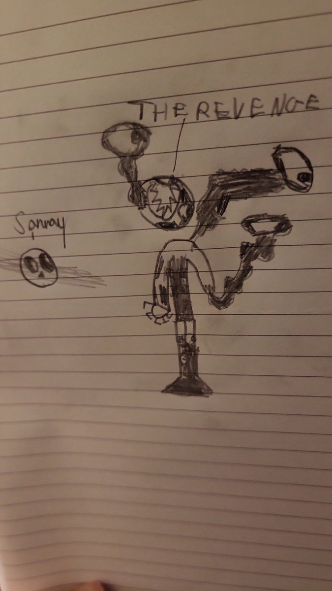 Lintopinto's tweet photo. @DoorsRoblox My son drew these drawings as concepts for floor 2 of the doors, do you like them? The one on the left is called sorrow and the one on the right is called the revenge. https://t.co/6dRmQBQrYE