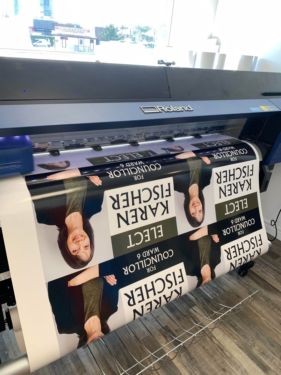 WestmountSigns's tweet image. Printing up a batch of #LawnSigns for Karen Fischer's Campaign. 

#electionsigns #WaterlooRegion #WaterlooON #printinginprogess