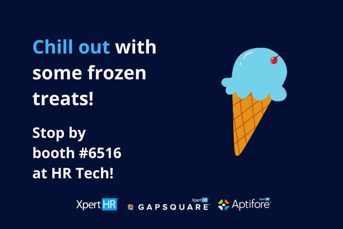 XpertHR_USA's tweet image. Did you hear the scoop? 🍦 Come chill with @XpertHR and pick up some delicious frozen treats at booth #6516 starting at 3pm today! #HRTechConf #hrtechconference2022