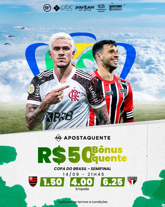 👀 Fica esperto que ainda hoje tem jog&atilde;o do Flamengo x S&atilde;o Paulo. Que tal ir esquentando com a gente?<a href="/tag/apostaquente"class="tags"><span>#apostaquente</span></a>