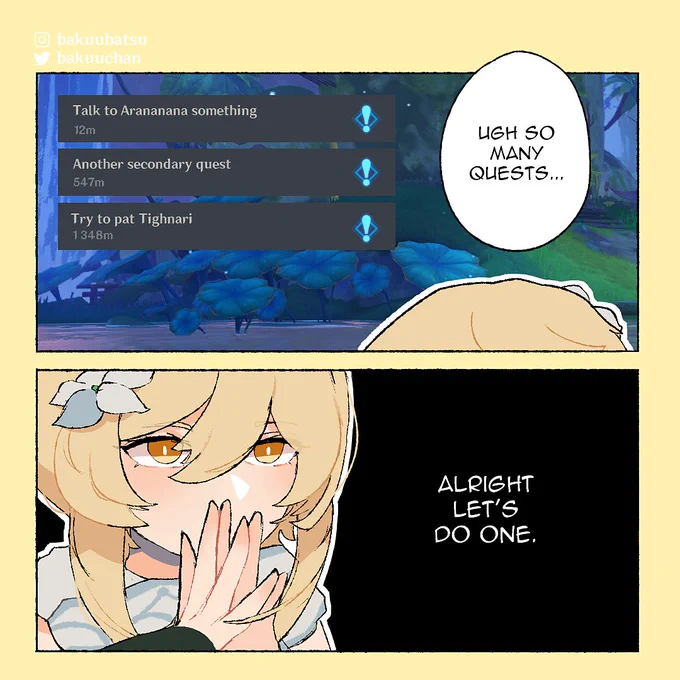 Sumeru exploring be like: 
#GenshinImpact #原神 #fanart 