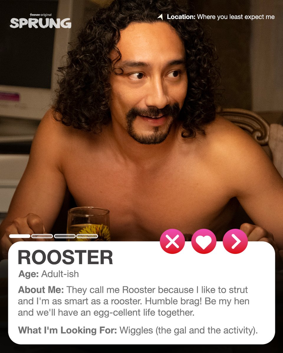 Get cooped up with a true romantic! 🐓 #Sprung