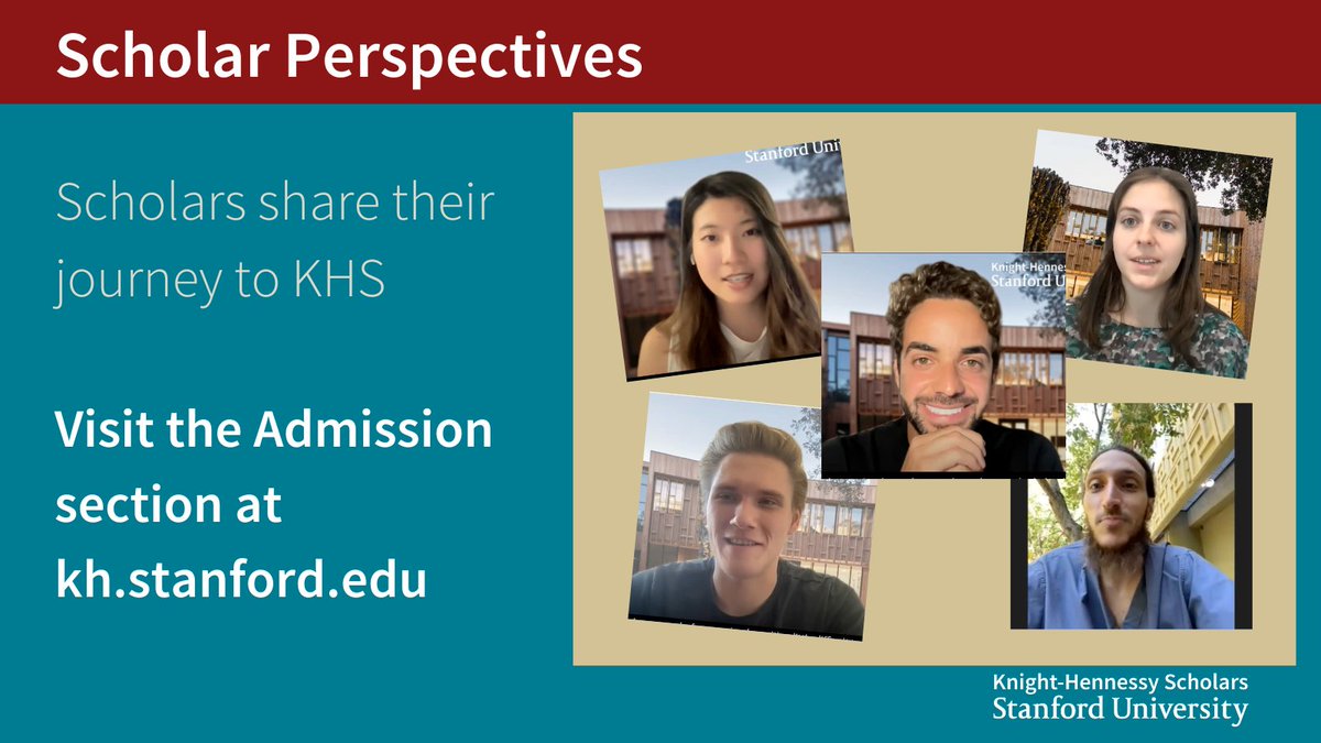 KnightHennessy's tweet photo. KH scholars come from all over the world! Visit https://t.co/18jCUS8wqe
to hear international scholars share their unique stories of their journey to KHS. #global #applicationadvice https://t.co/OfxMuysx2T